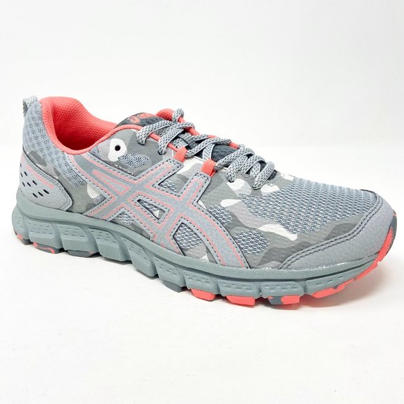 Asics Gel-Scream 4 Stone Gray Pink Womens Running Shoes 1012A039 021 - Picture 2 of 5